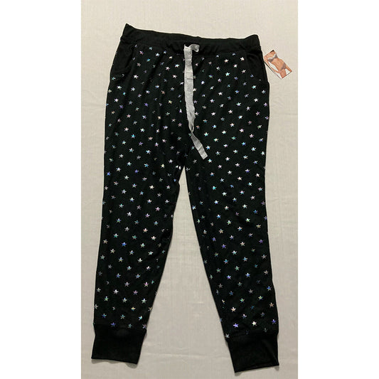 Jenni Twinning Super Soft Long Sleeve Only Pajama Pants Black L