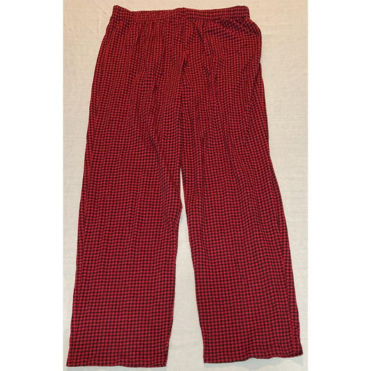 Charter Club only  Pajama Pants Plaid Red S