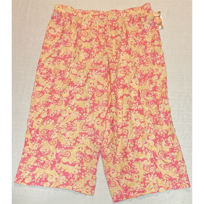 Charter Club Only Pajama Pants Paisly Ros L