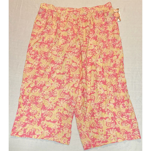 Charter Club Only Pajama Pants Paisly Ros L