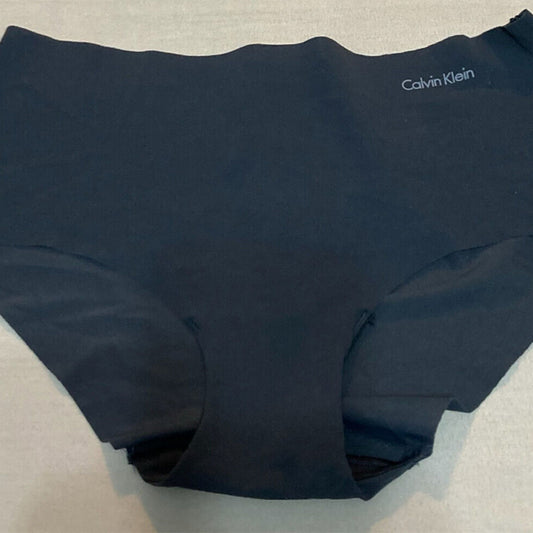 Calvin Klein Invisible Seamless Hipster Panties Navy XS