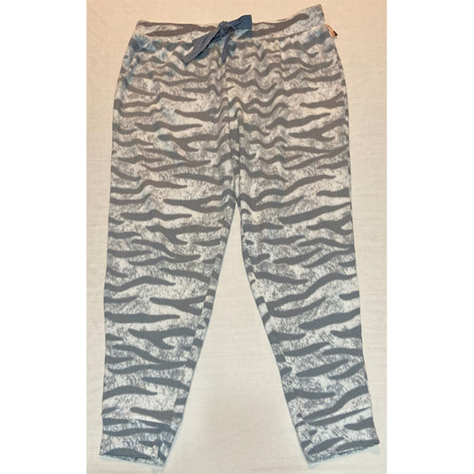 Unbranded Only Pajama Pants Jogger Child Detail Animal Print Grey L
