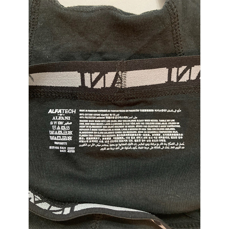 Alfani Alfatech Boxer Briefs Underwear Black S
