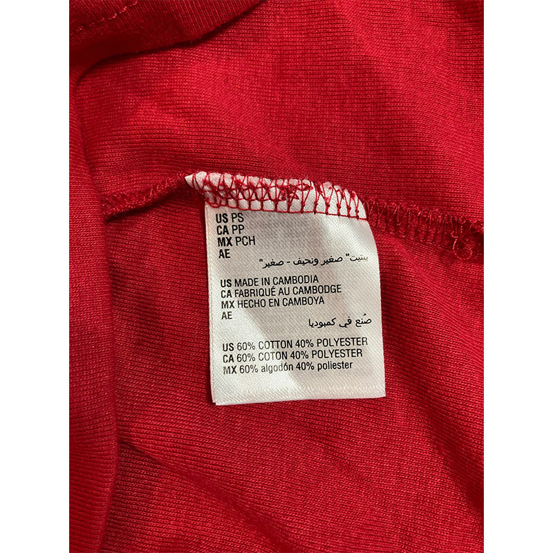 Charter Club V-neck Only Pajama Top Red Petite S
