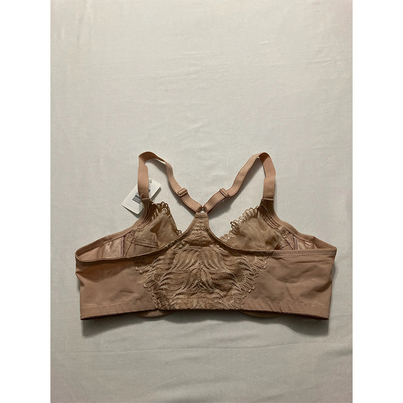 Glamorise Plus Size Front-Close T-Back Cafe 42C