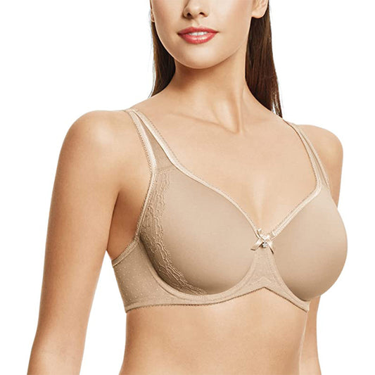 NWD Wacoal Women's Retro Chic Contour Bra Sand 36DDD