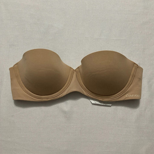 NWD Calvin Klein Perfectly Fit Strapless Push-Up Bra Beige 32B