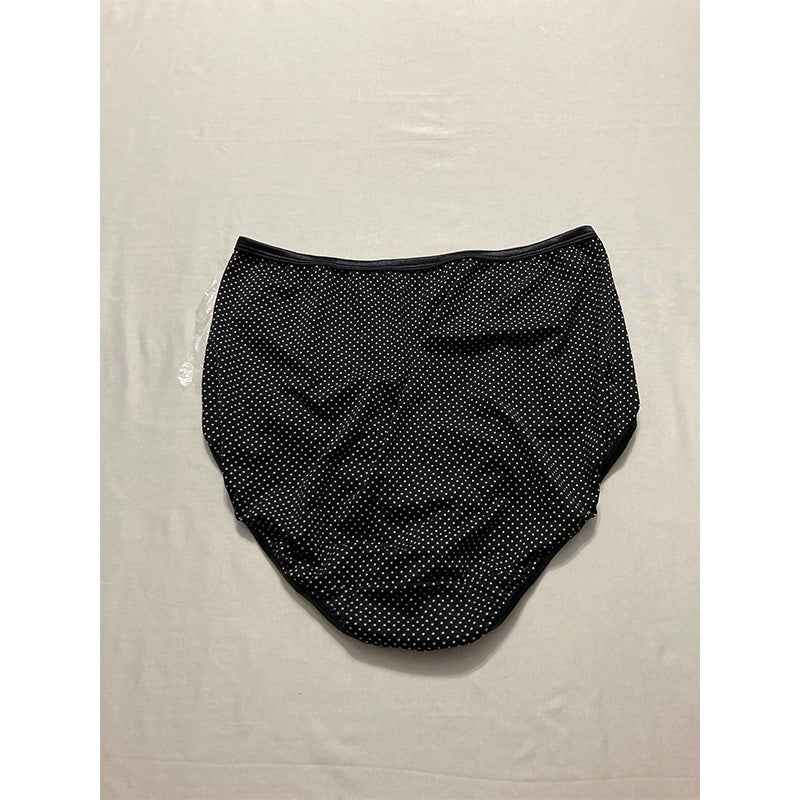 Vanity Fair Panties Black Dot 2XL
