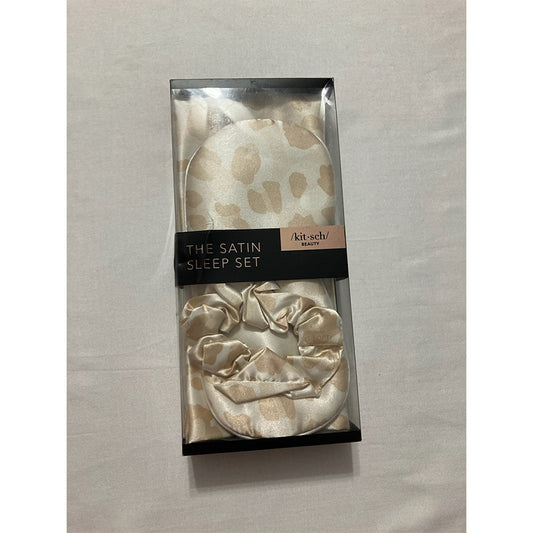 Kitsch Satin Sleep Set in Leopard