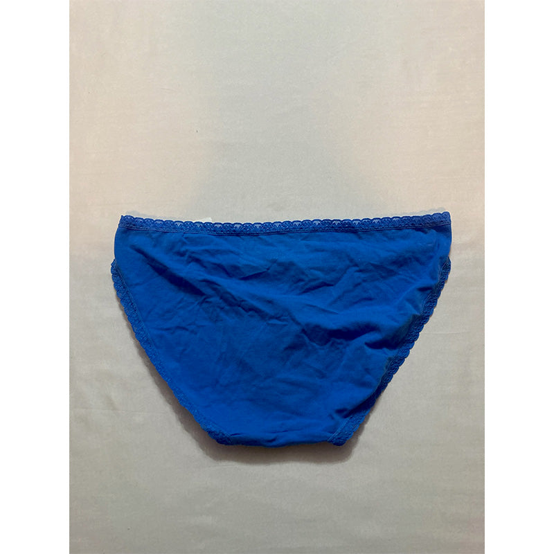 NWD Jenni Lace Trim Bikini Underwear Blue M