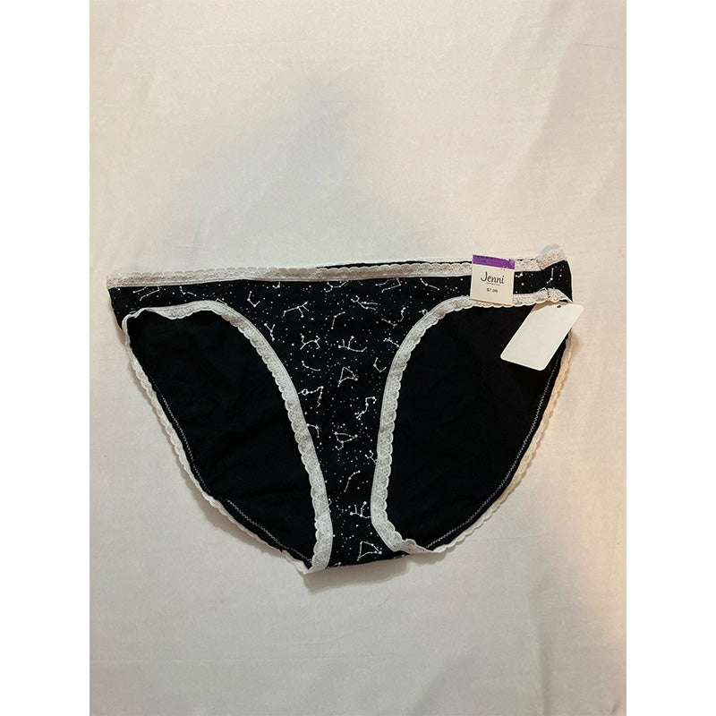 NWD Jenni Lace Trim Bikini Underwear Black 3XL