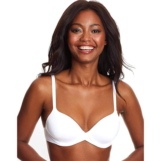 NWD Maidenform One Fab Fit Modern Demi Lightly Padded White 36C