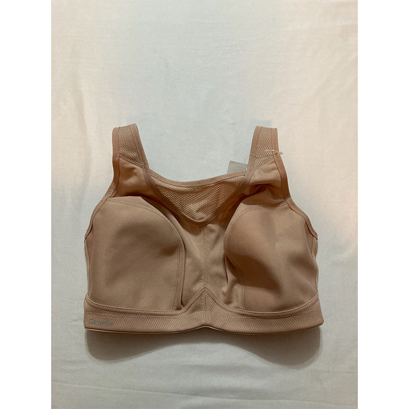 Glamorise Full Figure No-Bounce Camisole Sports Bra Cafe 34F