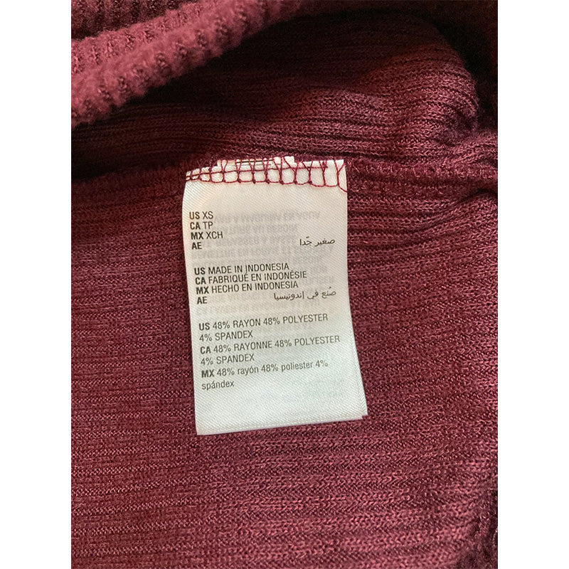 Alfani Intimates Only Pajama Pants Burgundy XS