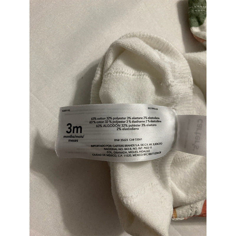 Carter's Baby 2 pieces Fruit Sweater And Footed Pants Set 3 Months
