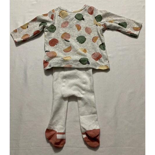 Carter's Baby 2 pieces Fruit Sweater And Footed Pants Set 3 Months