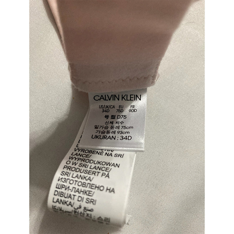 NWD Calvin Klein Liquid Touch Lightly Bra Rose 34D