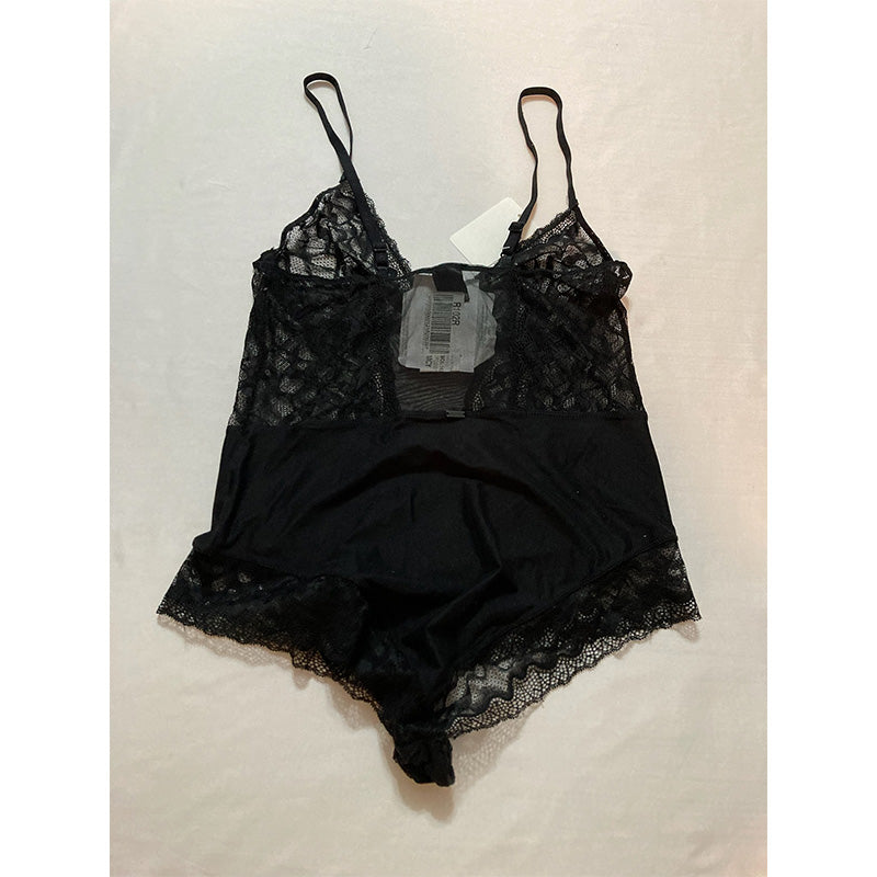 NWD Calvin Klein Sheers Bodysuit Black M