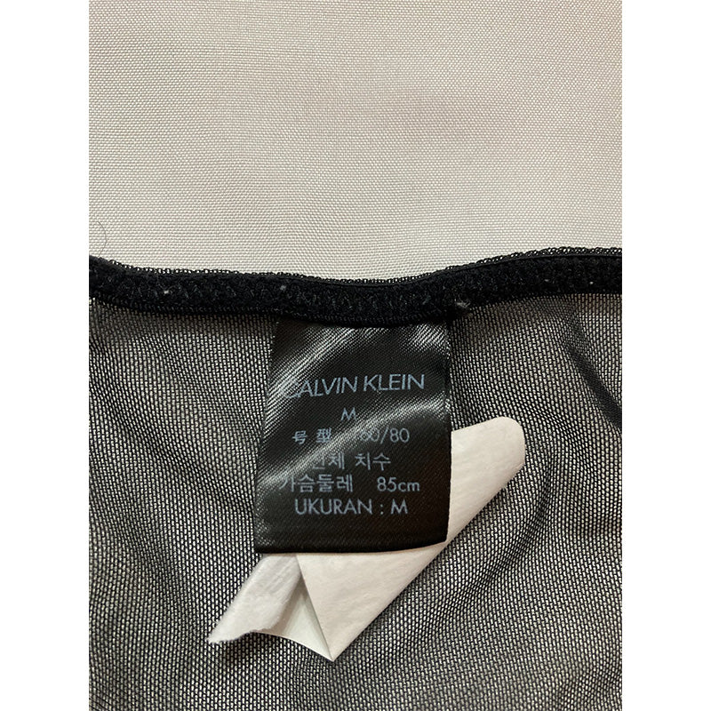 NWD Calvin Klein Sheers Bodysuit Black M