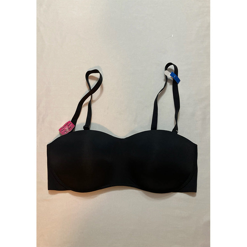 NWD Maidenform Pure Comfort Strapless Wireless Bra Black XL