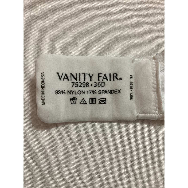 Vanity Fair Body Shine Full Coverage T-Shirt Bra White 36D
