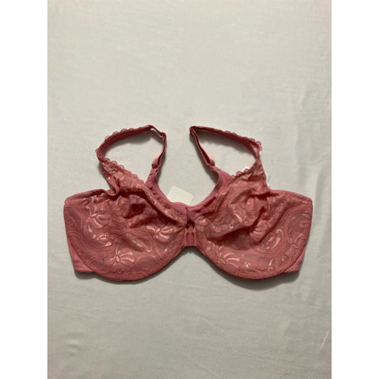 NWD Glamorise Plus Size Lacey T-Back Pink 42D