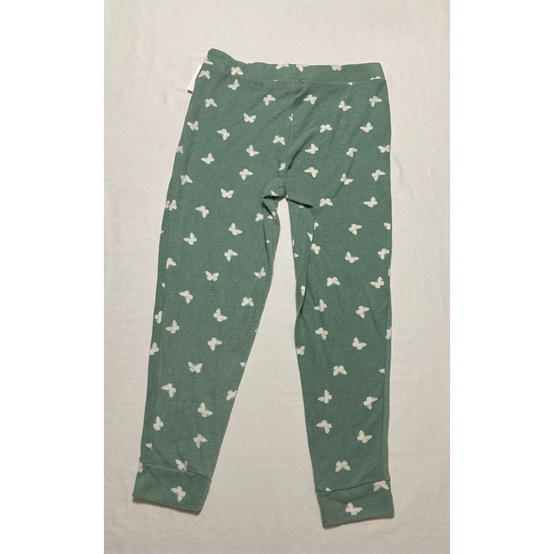 Jenni Comfort Butterfly Only Pajama Jogger Green L