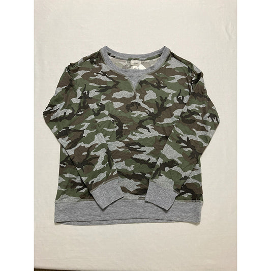 Jenni Twinning Super Soft Long Sleeve Only Pajama Shirt Camouflage S