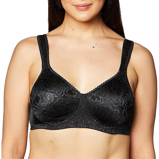 NWD Playtex Ultimate Lift Wireless Full-Coverage Bra Black 42DDD