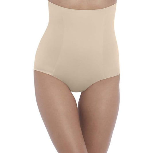 NWD Wacoal Beyond Naked Cotton Hi Waist Shape Brief Sand S