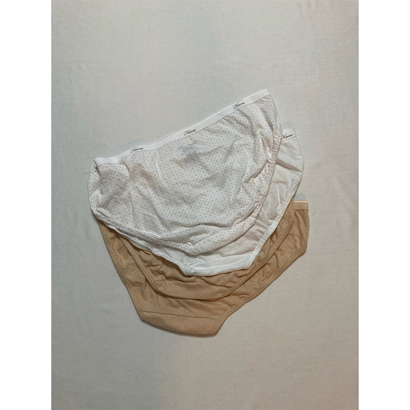 Hanes Cotton Brief 4-Pack Underwear Multicolor L