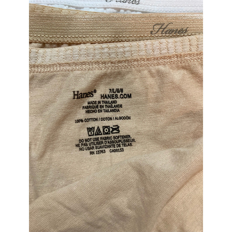 Hanes Cotton Brief 4-Pack Underwear Multicolor L