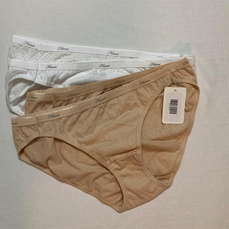 Hanes Cotton Brief 4-Pack Underwear Multicolor L