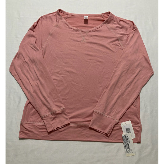 Flora Nikrooz Solid Knit Only Top Pajama Pink S
