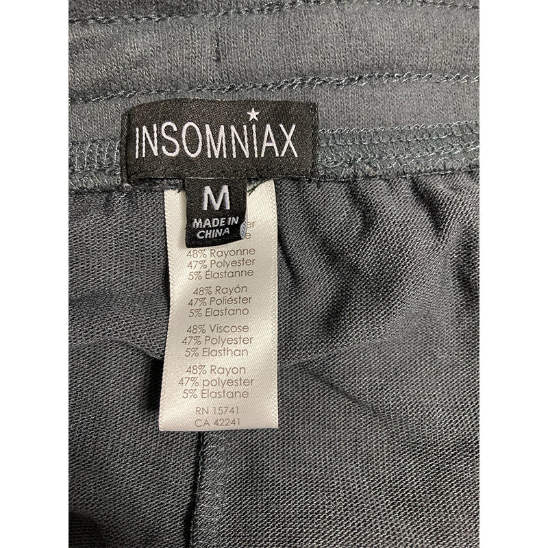 Insomniax Printed Only Jogger Pajama Pants Grey M