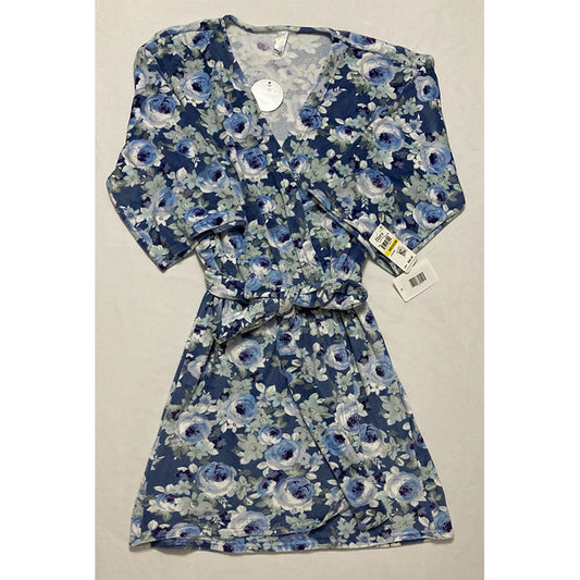 Flora Nikrooz Robe V Neck Blue M