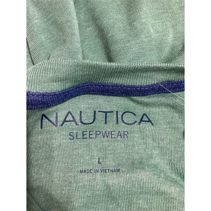 Nautica Shirt Round Neck Olive Green L