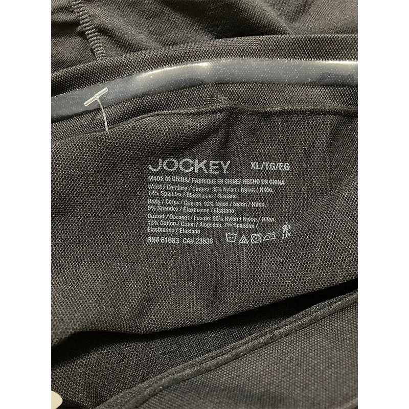 Jockey Slimmers High Waist Boyshorts Black XL