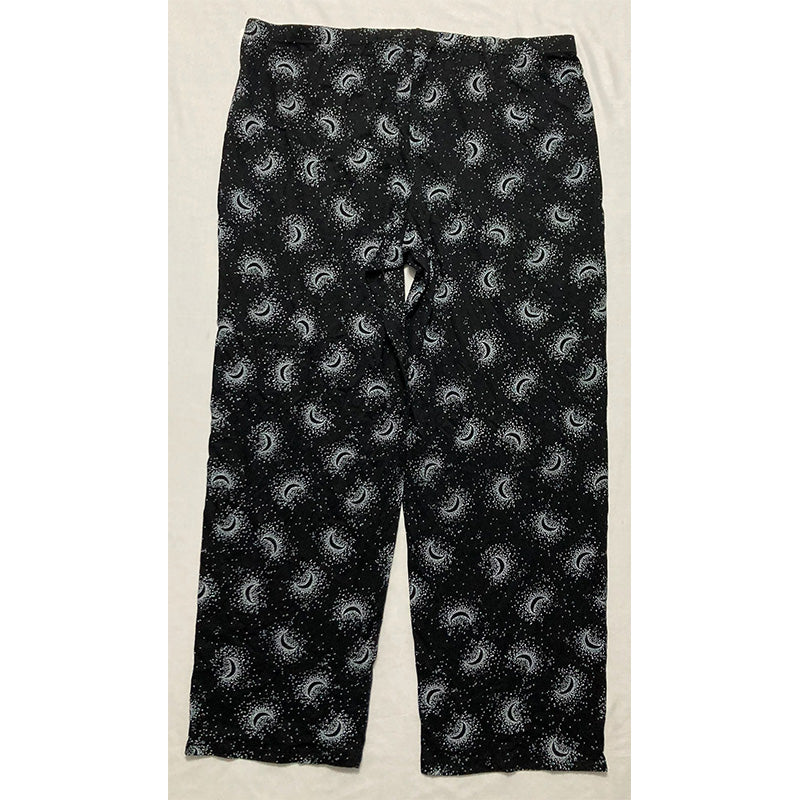 Charter Club Pajama Pants Long Sleeve Black XL