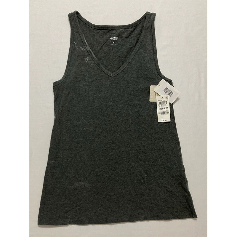 NWD Alfani Ultra Soft Modal Tank Top Heather Charcoal M