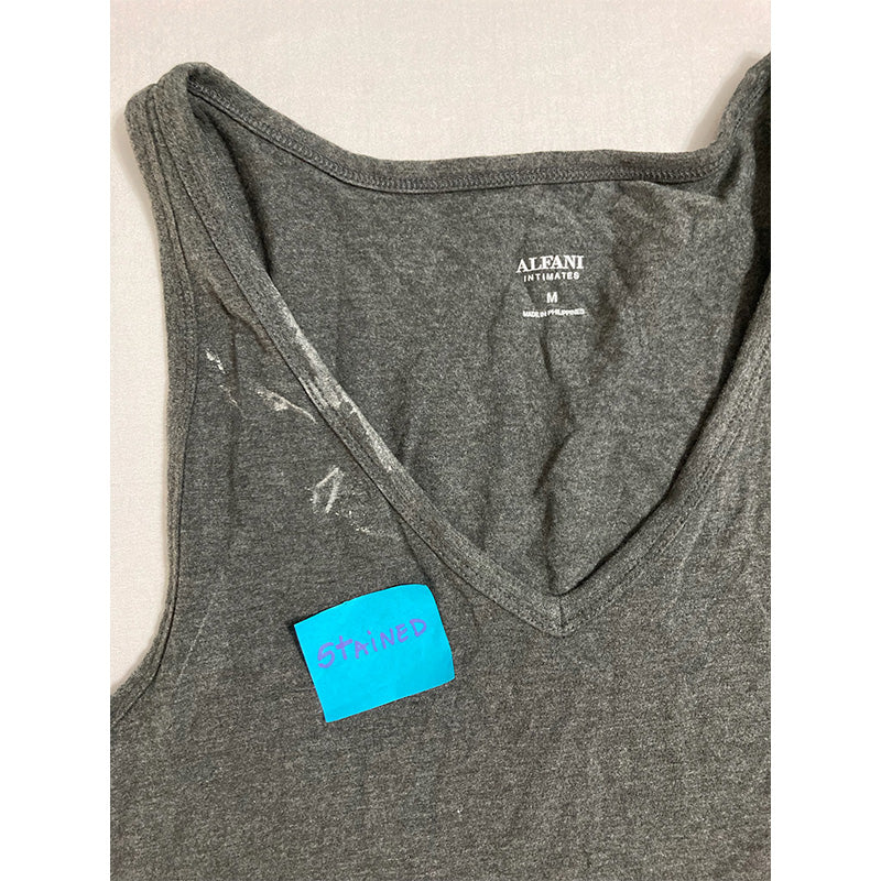 NWD Alfani Ultra Soft Modal Tank Top Heather Charcoal M