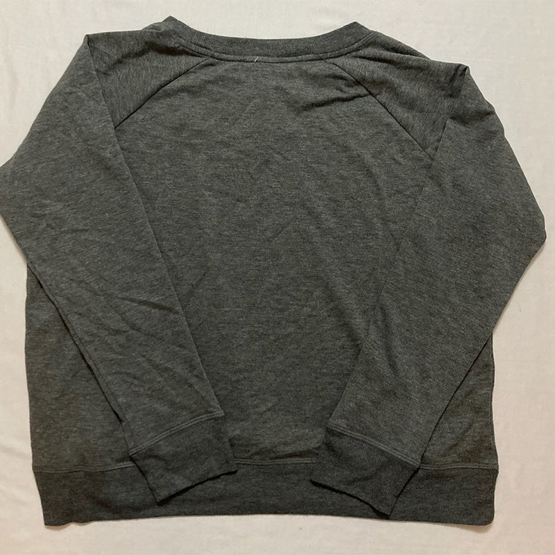 Family Pj Long Sleeve Crew Neck Only T-Shirt Charcoal L