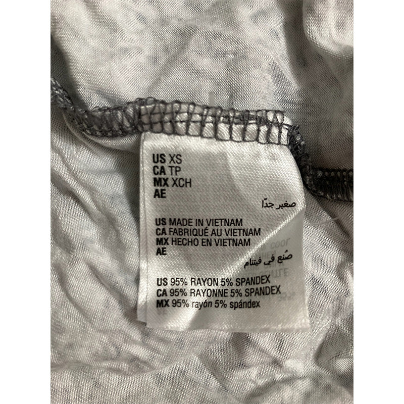 INC Only Pajama Top Adjustable Straps Snake Grey XS