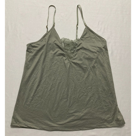 INC Only Pajama Top Straps Adjustable Green S