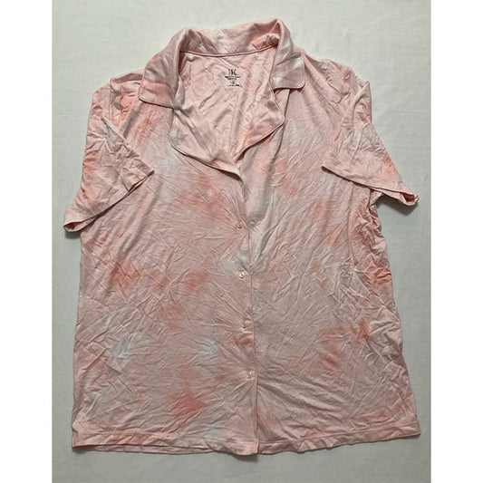 INC Pajama Cami V neck Short Sleeve Rose M
