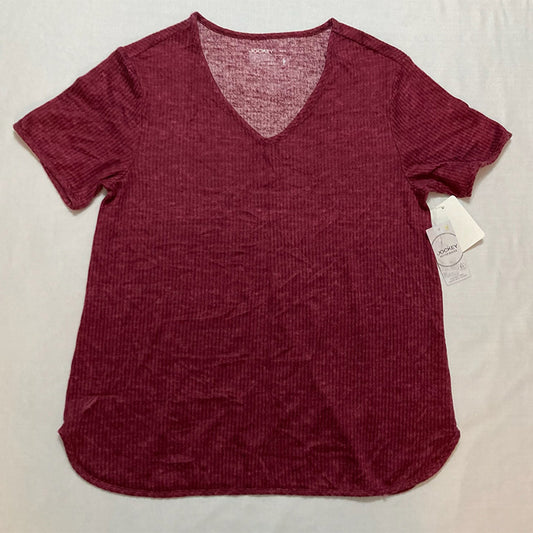 NWD Jockey Luxe Lounge Short Sleeve Sleepwear T-Shirt Red M