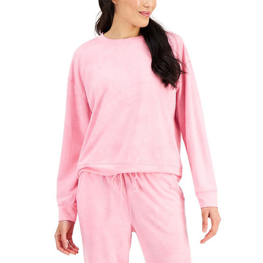 NWD Jenni Super Soft Crewneck Pajama Top Pink S