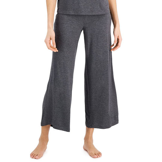 NWD INC Printed Wide-Leg Sleep Pants Grey L 43