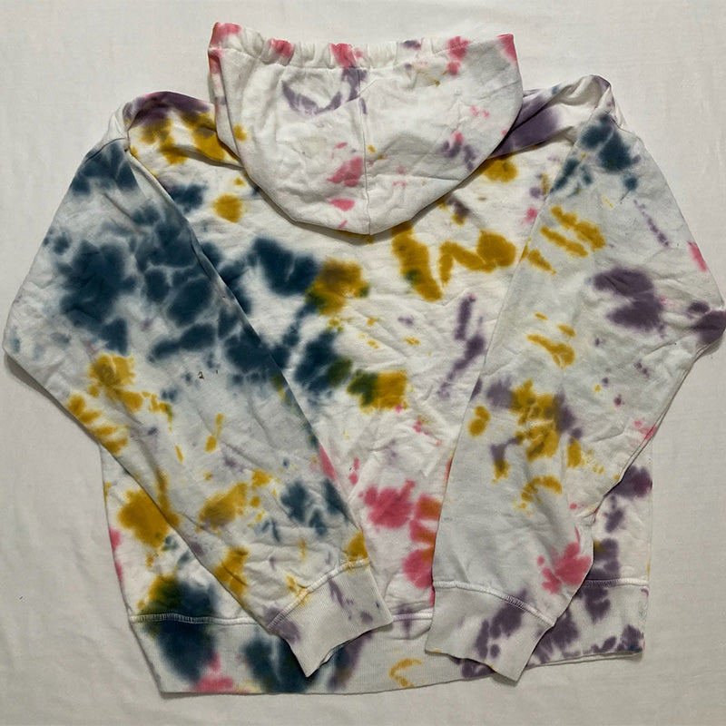 NWD Jenni On Repeat Hooded Pajama Top Bold Tie Dye M
