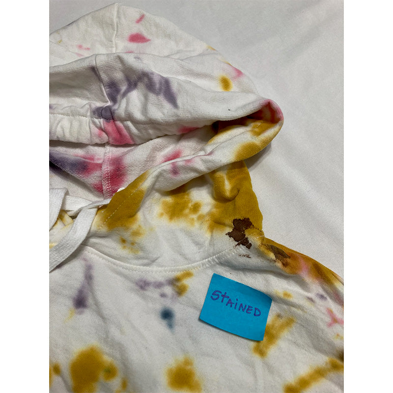 NWD Jenni On Repeat Hooded Pajama Top Bold Tie Dye M